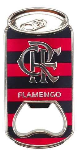 Ímã Abridor Garrafas Forma Lata 8.5x4cm - Flamengo