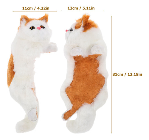 Armario De Figuras De Gato De Simulación Con Forma De Estatu