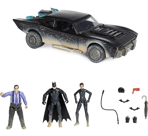 Ultimate Batman Movie Set Selina Kyle, Pingüino Y Batimovil