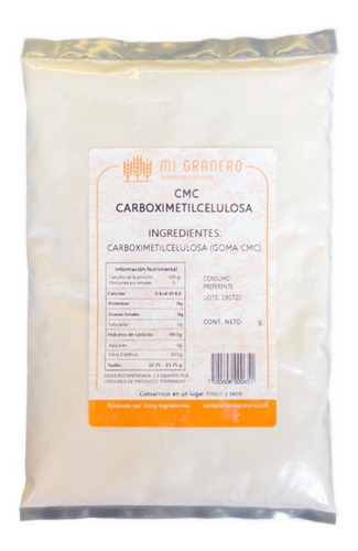 Cmc Carboximetilcelulosa 250 Gramos