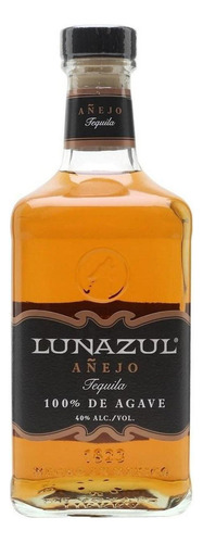 Pack De 12 Tequila Lunazul Añejo 750 Ml