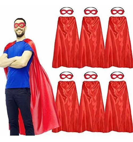 Disfraz Hombre - Capas Y Máscaras De Superhéroe Para Adultos