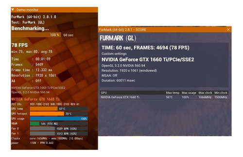 Geforce Gtx Nvidia 1660ti Dual 6gb 4k Gamer Diseño Render (Usado)