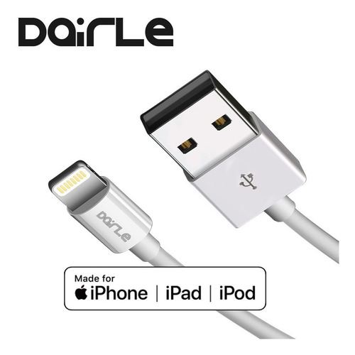 Cable Lightning iPhone 5 6 7 8 X 11 12 iPad Certificado Mfi