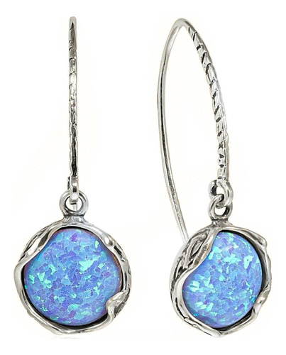 925 Pendientes De Opal De Plata Esterlina Opal Para Mujeres;