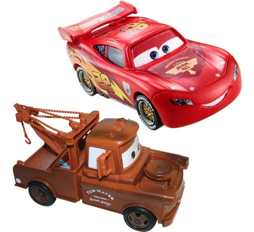 Cars Rayo Mc Queen Mate Jackson O Cruz Fricción 22 Cm Disney