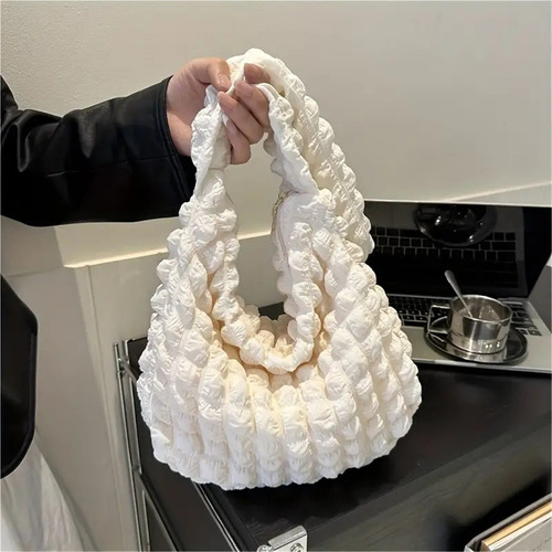 Bolso De Hombro Tipo Hobo De Tela Para Mujer Varios Colores