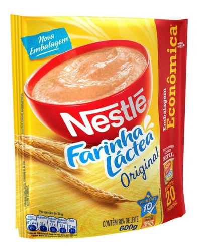 Farinha Láctea Original Nestlé Pacote 600gr