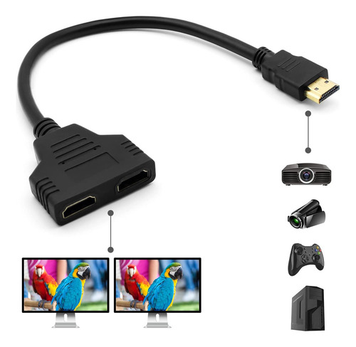 Cable Hdtv Adaptador Alta Definición 2 En 1 Irm