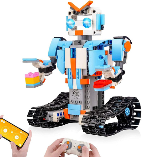 Stem Building Blocks Robot For Kids Control Remoto Inge...