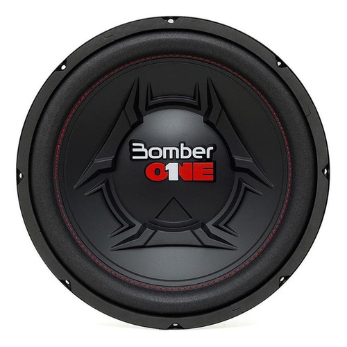 Subwoofer 10 Pulgadas Bomber One Bobina Simple 200 Rms Color Negro