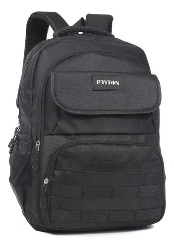 Mochila Peyton 51493 Color Negro Diseño Lisa