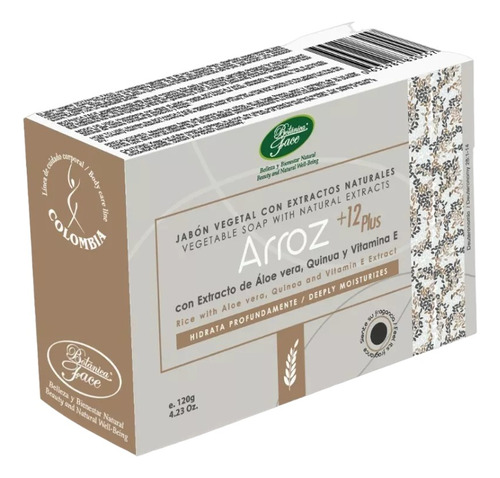 Jabon Arroz 120 G