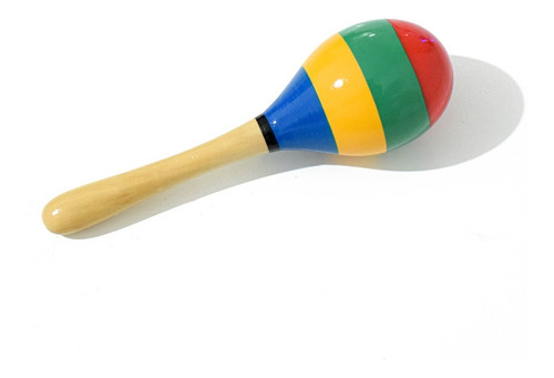 Maraca Madera Juguete Didactico Infantil Musical Instrumento