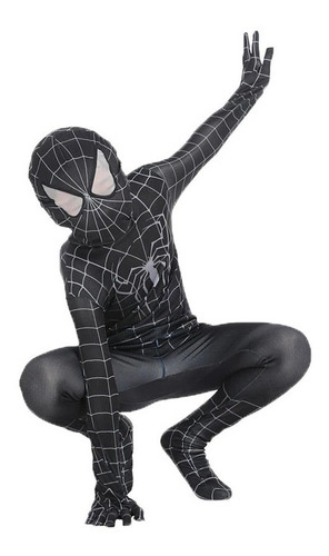 Disfraz Spiderman Negro. Hombre Araña Marvel