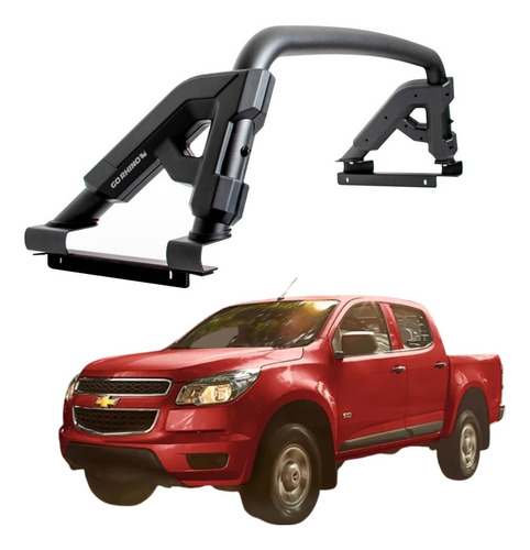 Roll Bar Gr Para Chevrolet S10 2015 2016 2017 Go Rhino Negro