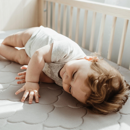 Crib Mattress Cover Newton Baby Original Cloud White