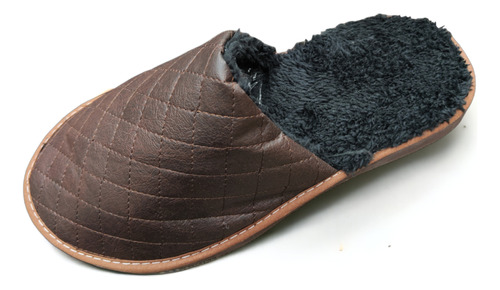 Pantuflas Para Hombre Guardapampa Premium Con Corderito