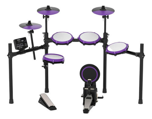 Bateria Eletronica C/ Modulo De Som Baquetas Waldman Mp-9