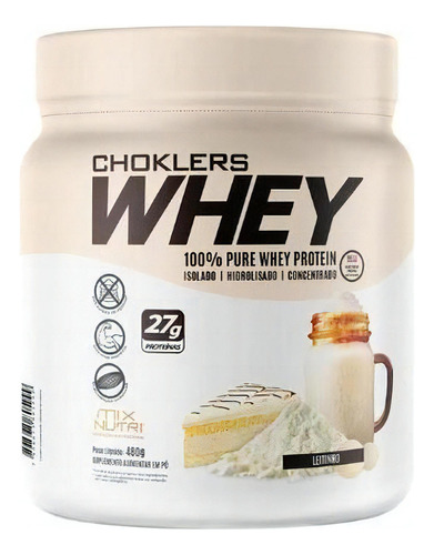 Whey Protein Choklers Leitinho 480g Mix Nutri