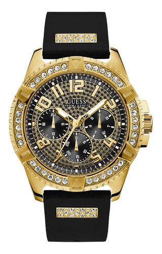 Reloj Para Hombre Guess Frontier Color Negro W1132g1