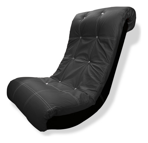 Sillón Mecedora Para Salas Recamaras Minimalista Gamer Juego Gris Liso