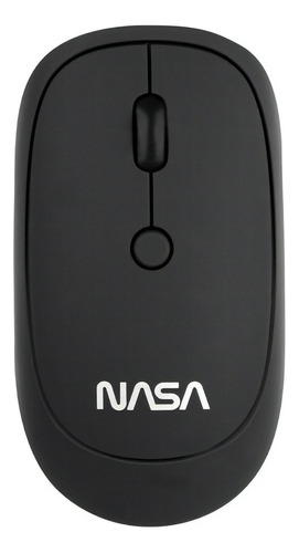 Mouse Edición Nasa Inalámbrico 1600 Dpi Ajustables 4 Botones Color Negro