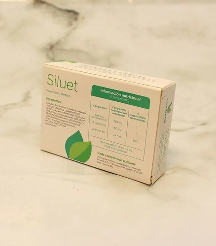 Imagen 4 de 4 de Siluet (quemador Grasa Control Ansiedad) Natural Te Verde X6