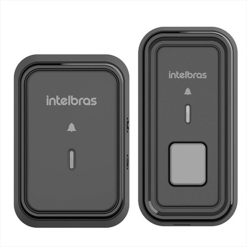Campainha Sem Fio Cib 101 Com Bateria Preta Intelbras
