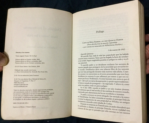 Drácula, El No Muerto. Dacre Stoker Ian Holt (Usado)