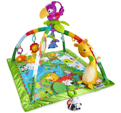 Tapete De Atividades Musical Luzes Fisher Price Rainforest