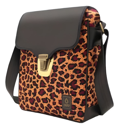 Bolso Puro Llave Cheetah Marrón Print