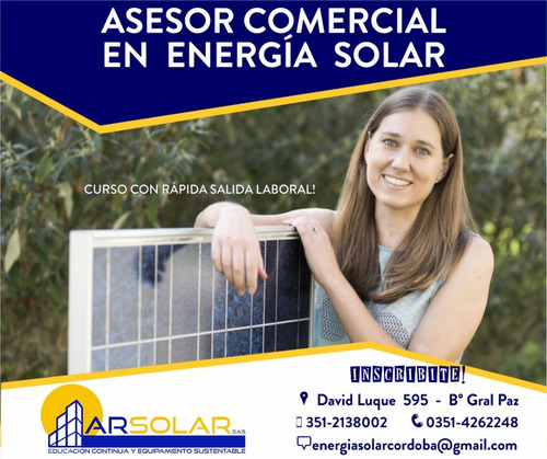 Imagen 1 de 1 de Curso Gestión De Negocios Y Comercial En Energia Solar
