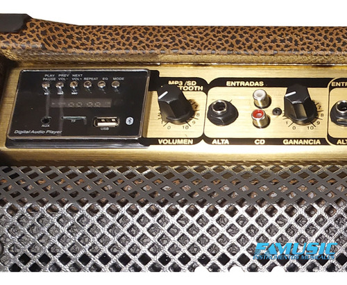 Imagen 3 de 10 de Amplificador Multiple Wenstone Kba-600mp3 Multiproposito
