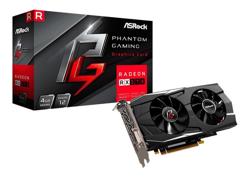 Placa De Video Amd Asrock Rx570 Phantom Gaming 4g Gddr5