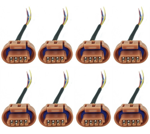 8 X Conectores Bobina Ignição Onix Prisma Cobalt 1.0 1.4 1.8
