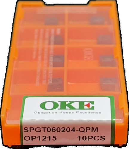 Broca Tmax 22mm 3xd C25 + 10 Pastilhas Spgt060204 Oke
