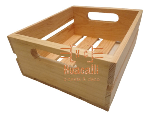 Huacal De Madera 100% No Mdf, Artesanal Decorativo 