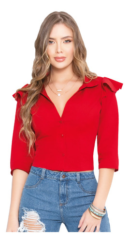 Blusa Mujer Rojo Mp 91783