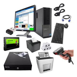 Kit Punto De Venta Pc 8gb /240gb Ssd +programa +accesorios