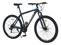 Comprar Bicicleta Mtb Overtech R29 Acero 21v Freno A Disco Pp Color Negro\u002FAzul\u002FBlanco Tamaño del cuadro S Overtech Q5