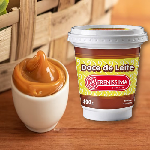 Doce De Leite Argentino La Sereníssima 400g (6 Potes)
