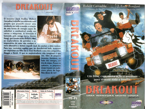 Breakout Aventura Muito Louca - Robert Carradine - Dublado (Usado)