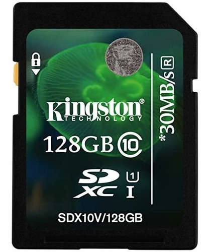 Memory Card Kingston 128 Gb Secure Digital Sdx10v/128gb Iia