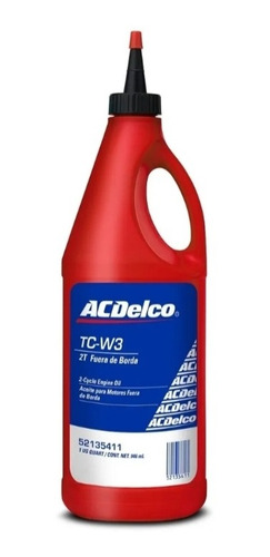 Aceite Mineral Acdelco Tc-w3 2 Tiempos Fuera Borda