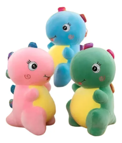 comprar Muñeco De Peluche Dinosaurio Colores Variedad Para Niños