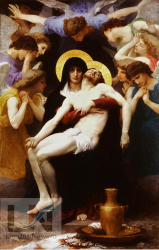 Lienzo Tela Piedad Bouguereau 70x110cm