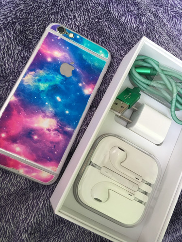 iPhone 6 De 16gb Con Accesorios Y Sticker Único