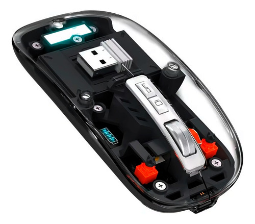 Mouse Inalambrico Motomo Mo-0225 1600 Dpi Negro