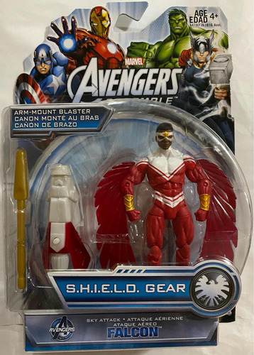 Falcón Marvel Avengers Assemble S.h.i.e.l.d. Gear  3.75